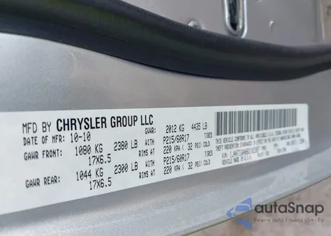 2011 Jeep Patriot Sport z USA, uszkodzony, nr VIN 1J4NT1GA0BD102387